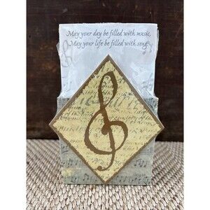 NEW Hallmark Note Pad Musical Theme "May your‎ day be filled with Music"
